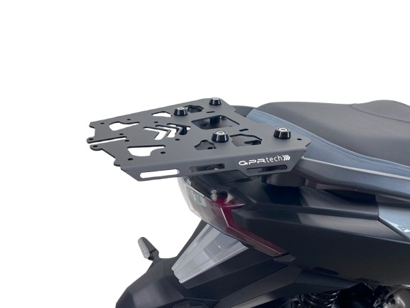 GPR TECH Sym ADX 300 2024/2026 e5 Plus Gepäckträger hintenTop Case ALPITECH 26 > 35 LT Gepäckträger hinten, aus Edelstahl mit 4 Verankerungspunkten