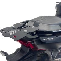 GPR TECH Sym ADX TG 400 2024/2026 e5 Plus Gepäckträger hintenTop Case ALPITECH 26 > 35 LT Gepäckträger hinten, aus Edelstahl mit 4 Verankerungspunkten
