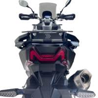 GPR TECH Sym ADX TG 400 2024/2026 e5 Plus Gepäckträger hintenTop Case ALPITECH 26 > 35 LT Gepäckträger hinten, aus Edelstahl mit 4 Verankerungspunkten