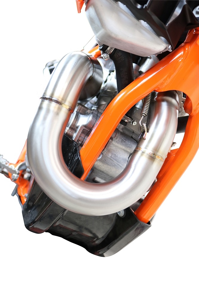 GPR auspuff kompatibel mit  Ktm 500 XW-F 2024-2024, Pentacross Inox, Racing-Komplettsystem-Auspuff, einschließlich Krümmer und abnehmbarem DB-Killer 