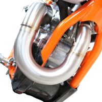 GPR auspuff kompatibel mit  Ktm 500 XW-F 2024-2024, Pentacross Inox, Racing-Komplettsystem-Auspuff, einschließlich Krümmer und abnehmbarem DB-Killer 