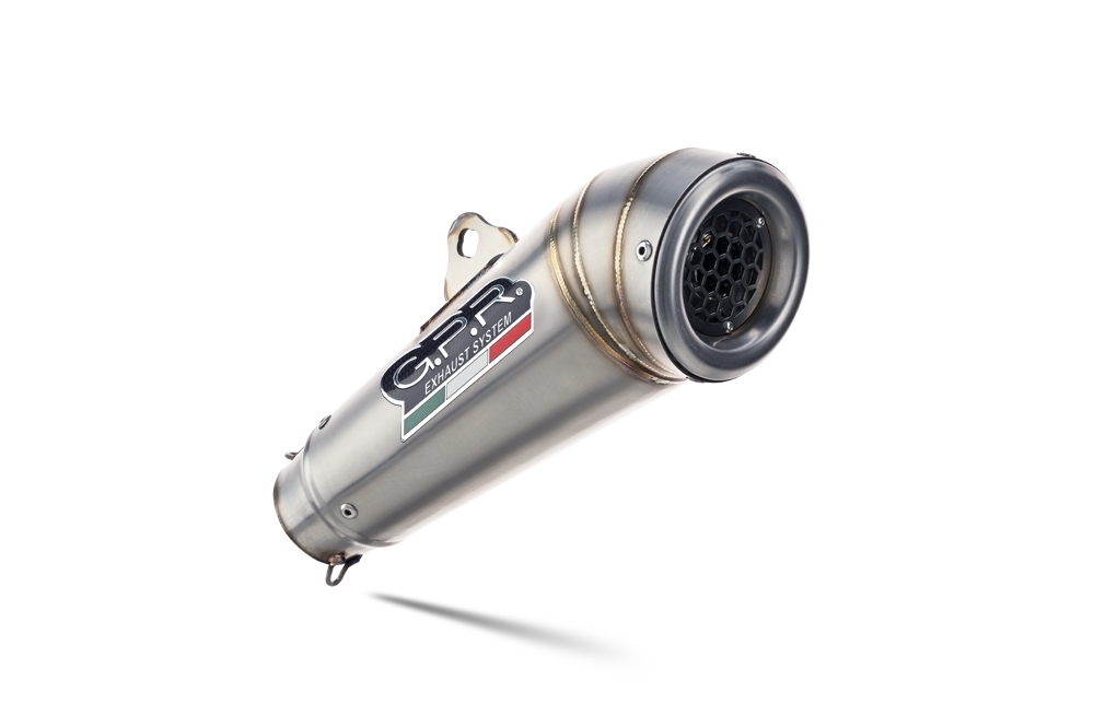 GPR auspuff kompatibel mit  Bmw R Nine-T 1200 -Pure -Racer -Urban G-S 2017-2023, Powercone Evo, Zugelassener legaler Slip-On-Auspuff mit Abe, einschließlich abnehmbarem DB-Killer und Verbindungsrohr 