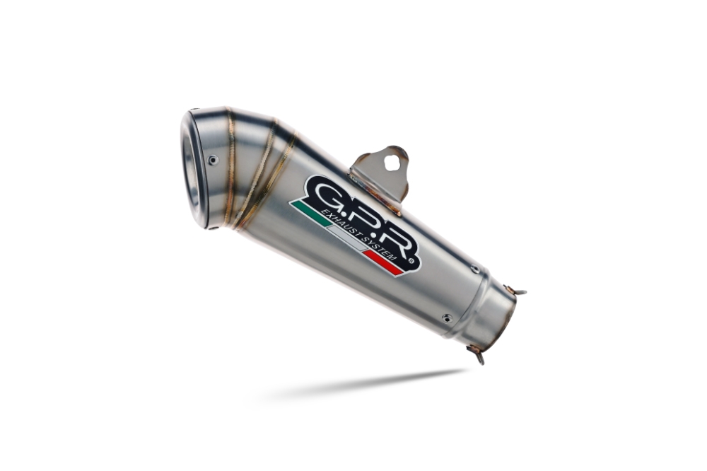GPR auspuff kompatibel mit  Aprilia RS 457 2024-2025, Powercone Evo, Racing-Komplettsystem-Auspuff, einschließlich Krümmer und abnehmbarem DB-Killer 