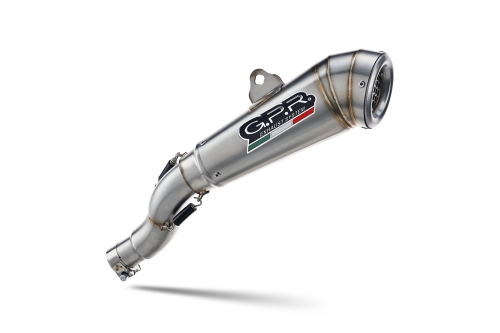 GPR auspuff kompatibel mit  Bmw R Nine-T 1200 -Pure -Racer -Urban G-S 2017-2023, Powercone Evo, Zugelassener legaler Slip-On-Auspuff mit Abe, einschließlich abnehmbarem DB-Killer und Verbindungsrohr 