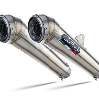 GPR auspuff kompatibel mit  Ducati Streetfighter 1100 2009-2012, Powercone Evo, Doppelt homologierter legaler Slip-On-Auspuff mit ABE, einschließlich abnehmbarer DB-Killer und verbindungsrohre 