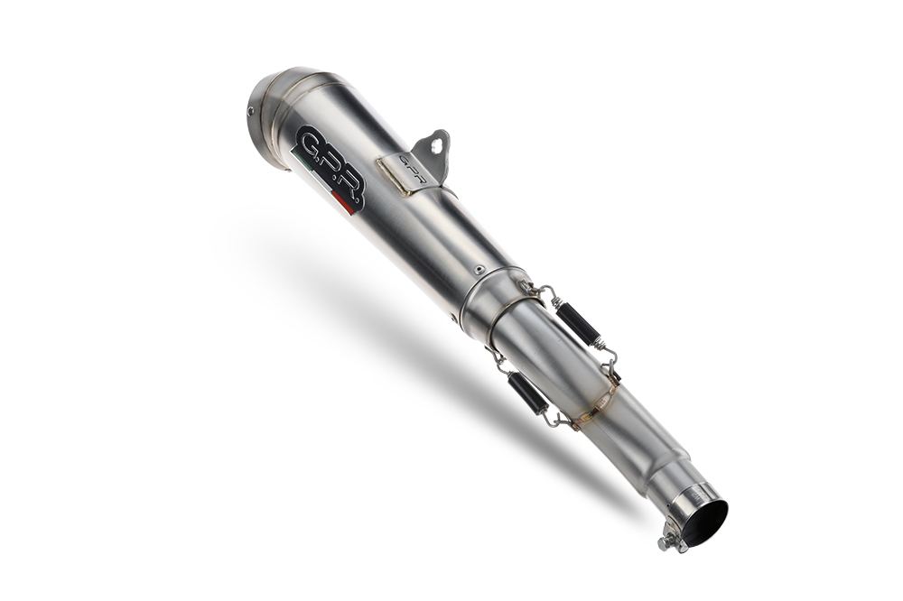 GPR auspuff kompatibel mit  Aprilia RS 457 2024-2025, Powercone Evo, Racing-Komplettsystem-Auspuff, einschließlich Krümmer und abnehmbarem DB-Killer 