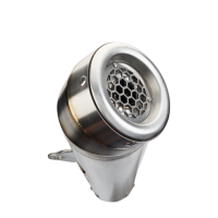 GPR auspuff kompatibel mit  Yamaha Xsr 700 2021-2024, Powercone Evo, Homologierte auspuff mit verbindungsrohr und katalysator 