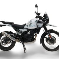 GPR auspuff kompatibel mit  Royal Enfield Himalayan 450  2024-2025, Powercone Evo, Zugelassener legaler Slip-On-Auspuff mit Abe, einschließlich abnehmbarem DB-Killer und Verbindungsrohr 
