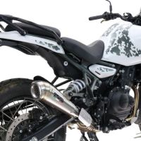 GPR auspuff kompatibel mit  Royal Enfield Himalayan 450  2024-2025, Powercone Evo, Zugelassener legaler Slip-On-Auspuff mit Abe, einschließlich abnehmbarem DB-Killer und Verbindungsrohr 