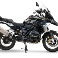 GPR auspuff kompatibel mit  Bmw R 1250 Gs 2019-2020, Hyper Sonic Titanium, Zugelassener legaler Slip-On-Auspuff mit Abe, einschließlich abnehmbarem DB-Killer und Verbindungsrohr 