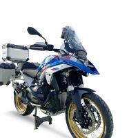 GPR TECH Bmw R 1300 GS 2023/2025 Triptychon-Kit in silberner Farbe, mit Topcase 45 Lt + Seitenkoffer 38 Lt + 38 Lt + allgemeiner Gepäckträger Topcase-Kapazität 45 l + Seitenkoffer-Kapazität 38 l + 38 l