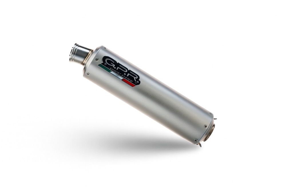 GPR auspuff kompatibel mit  Kawasaki ZRX-1100 1998-2001, Inox Tondo, Abgasschalldämpfer, ABE-geprüft, Montage mit speziellem Flansch 