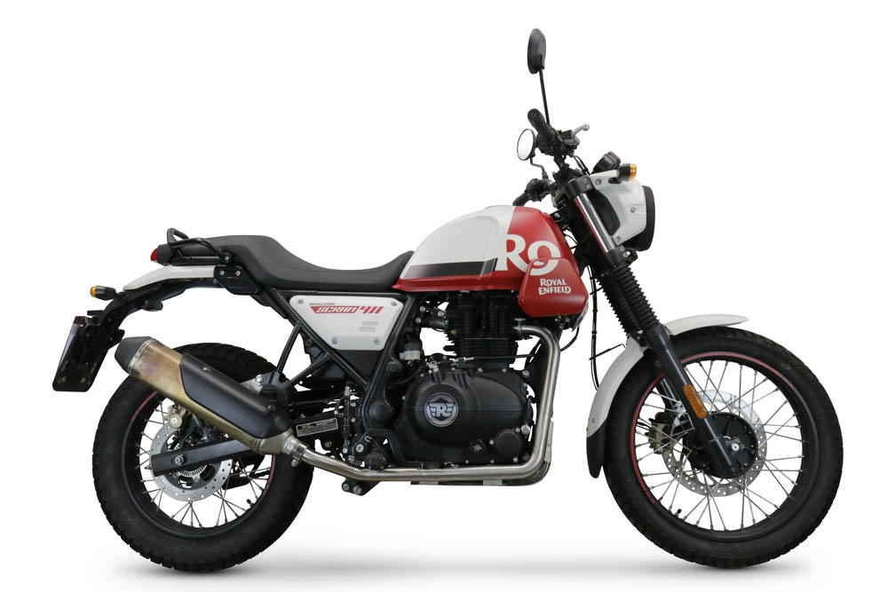 GPR auspuff kompatibel mit  Royal Enfield Himalayan 410 DIAM 42.5 2017-2020, Decatalizzatore, Decat Pipe, Katalysatorabscheider, artikel ohne Genehmigung 