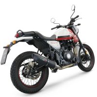 GPR auspuff kompatibel mit  Royal Enfield Scram 411 2022-2024, Furore Nero, Rennauspuff, mit Verbindungsrohren, Artikel ohne Genehmigung 