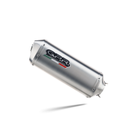 GPR auspuff kompatibel mit  Kawasaki Er 6 N - F  2012-2016, Satinox , Homologierte auspuff mit verbindungsrohr und katalysator 