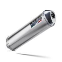 GPR auspuff kompatibel mit  Bmw F 650 Cs Scarver 2001-2006, Satinox , Zugelassener legaler Slip-On-Auspuff mit Abe, einschließlich abnehmbarem DB-Killer und Verbindungsrohr 