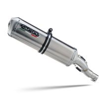 GPR auspuff kompatibel mit  Cf Moto 700 Mt 2023-2024, Satinox , Racing Slip-on, inkl. Verbindungsrohr, herausnehmbarem DB-Killer, ohne ABE 