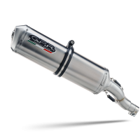 GPR auspuff kompatibel mit  Suzuki Sv 650 - S 1999-2002, Satinox , Zugelassener legaler Mid-Full-Anlagenauspuff mit ABE, inklusive herausnehmbarem DB-Killer 