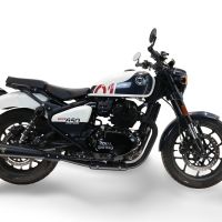 GPR auspuff kompatibel mit  Royal Enfield Shotgun 650 2024-2025, Ultracone Black, Doppelter Rennauspuff, mit Verbindungsrohren, Artikel ohne Genehmigung 