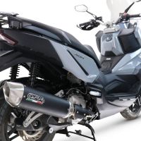 GPR auspuff kompatibel mit  Sym ADX 300 2024-2026, Furore-X Scooter, Homologierte auspuff für lärm mit verbindungsrohr und katalysator 