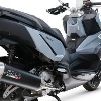GPR auspuff kompatibel mit  Sym ADX 300 2024-2026, Furore-X Scooter, Slip-on-Auspuff zugelassen für Nicht-EU-Märkte, einschließlich Verbindungsrohr und abnehmbarem DB-Killer 