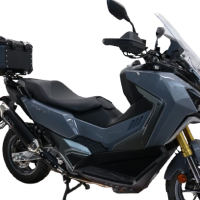 GPR TECH Sym ADX TG 400 2024/2026 e5 Plus Topcase aus Aluminium, schwarze Farbe mit spezifischer Platte enthalten Kapazität Liter 26