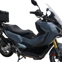 GPR TECH Sym ADX TG 400 2024/2026 e5 Plus Topcase aus Aluminium, schwarze Farbe mit spezifischer Platte enthalten Kapazität Liter 26
