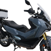 GPR TECH Sym ADX TG 400 2024/2026 e5 Plus Topcase aus Aluminium, silberfarben mit spezifischer Platte inklusive Kapazität Liter 45