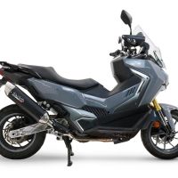 GPR auspuff kompatibel mit  Sym ADX TG 400 2024-2026, Furore-X Scooter, Homologierte auspuff für lärm mit verbindungsrohr und katalysator 