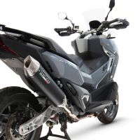 GPR auspuff kompatibel mit  Sym ADX TG 400 2024-2026, Furore-X Scooter, Homologierte auspuff für lärm mit verbindungsrohr und katalysator 