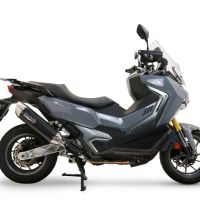 GPR auspuff kompatibel mit  Sym ADX TG 400 2024-2026, Furore-X Scooter, Slip-on-Auspuff zugelassen für Nicht-EU-Märkte, einschließlich Verbindungsrohr und abnehmbarem DB-Killer 