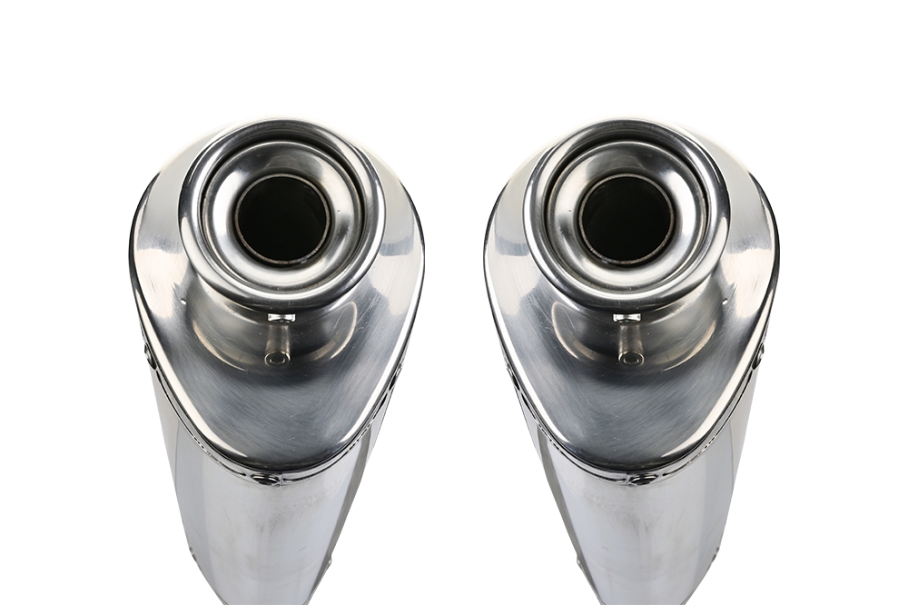 GPR auspuff kompatibel mit  Aprilia Tuono R 1000 Factory  2006-2010, Trioval, Doppelt homologierter legaler Slip-On-Auspuff mit ABE, einschließlich abnehmbarer DB-Killer und verbindungsrohre 