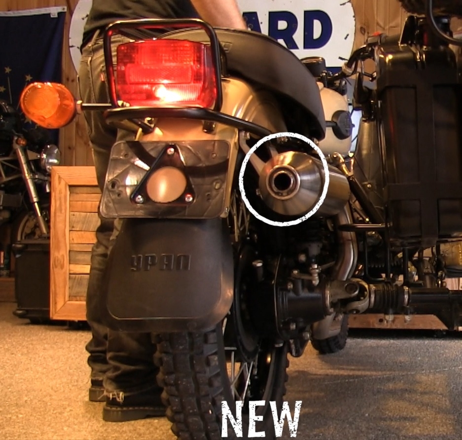 GPR auspuff kompatibel mit  Ural Gear Up 2017-2019, Ultracone, Racing-Komplettsystem-Auspuff, einschließlich Krümmer und abnehmbarem DB-Killer 