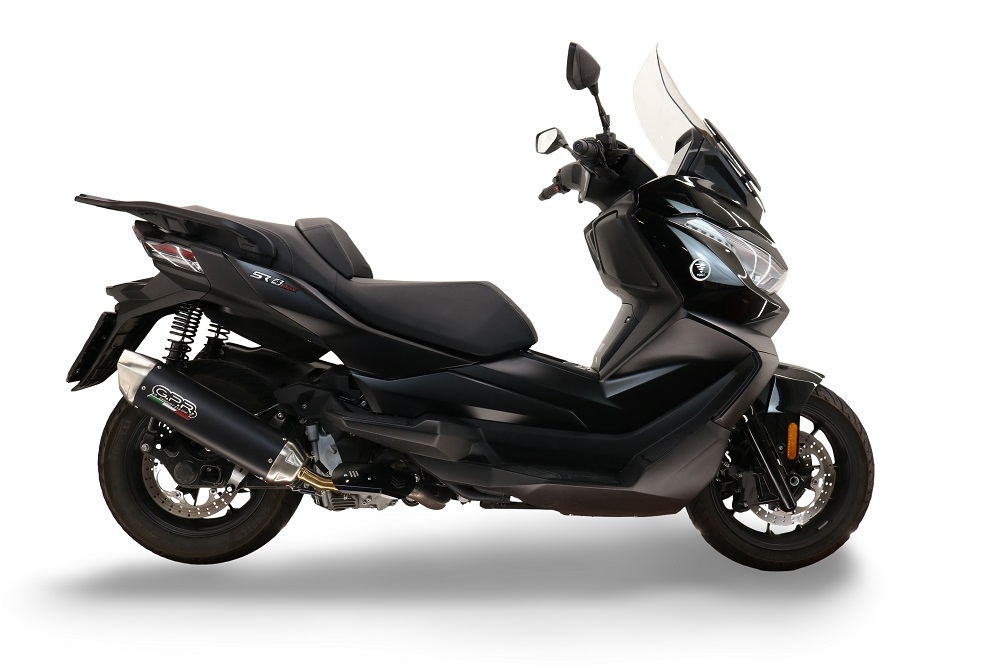 GPR auspuff kompatibel mit  Bmw C 400 X -GT 2019-2020, Furore-X Scooter, Slip-on-Auspuff zugelassen für Nicht-EU-Märkte, einschließlich Verbindungsrohr und abnehmbarem DB-Killer 