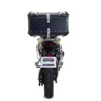 GPR TECH Voge 900DSX 2024/2025 e5 Topcase aus Aluminium, schwarze Farbe mit spezifischer Platte enthalten Kapazität Liter 45