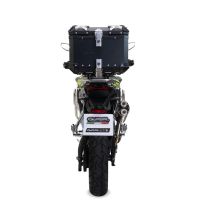 GPR TECH Voge 900DSX 2024/2025 e5 Topcase aus Aluminium, schwarze Farbe mit spezifischer Platte enthalten Kapazität Liter 35