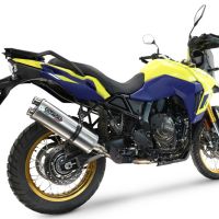 GPR auspuff kompatibel mit  Suzuki V-STROM DL 800 DE - SE 2023-2025, Dual Inox, Zugelassener legaler Slip-On-Auspuff mit Abe, einschließlich abnehmbarem DB-Killer und Verbindungsrohr 