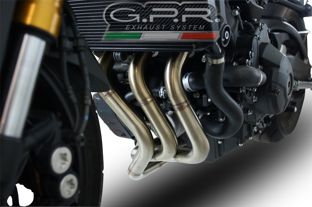 GPR auspuff kompatibel mit  Suzuki Gsx-8S 2022-2024, M3 Black Titanium, Racing-Komplettsystem-Auspuff, einschließlich Krümmer und abnehmbarem DB-Killer 