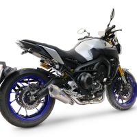 GPR auspuff kompatibel mit  Yamaha Mt-09 2014-2020, GP-Revo Titanium, Racing-Komplettsystem-Auspuff, einschließlich Krümmer und abnehmbarem DB-Killer 