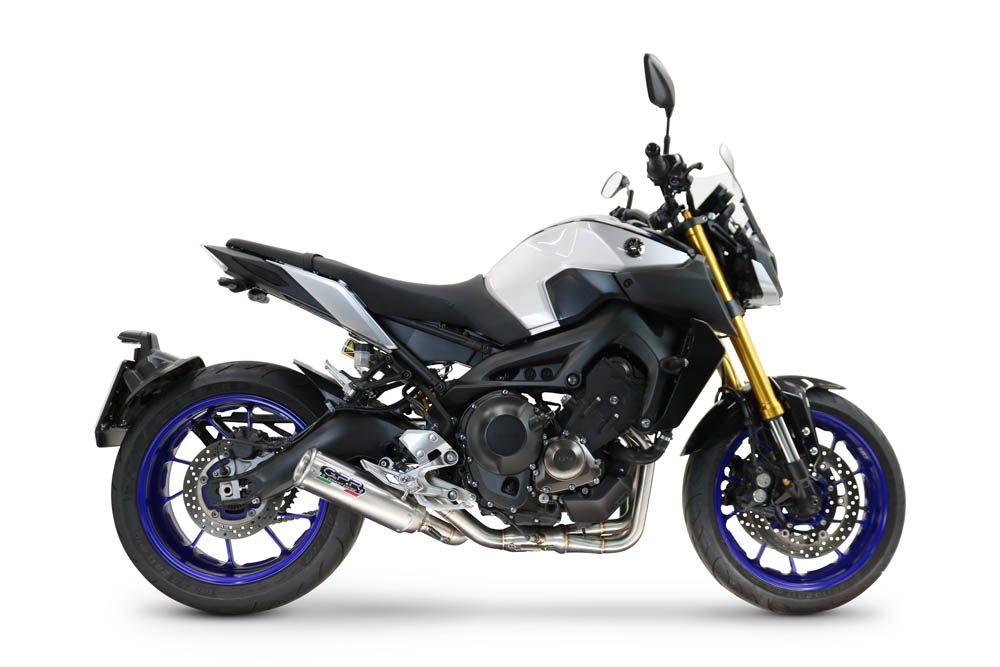 GPR auspuff kompatibel mit  Yamaha Mt-09 2014-2016, M3 Inox , Racing-Komplettsystem-Auspuff, einschließlich Krümmer und abnehmbarem DB-Killer 