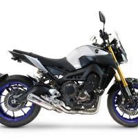 GPR auspuff kompatibel mit  Yamaha Mt-09 2014-2016, M3 Inox , Racing-Komplettsystem-Auspuff, einschließlich Krümmer und abnehmbarem DB-Killer 