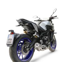 GPR auspuff kompatibel mit  Yamaha Mt-09 2014-2016, M3 Inox , Racing-Komplettsystem-Auspuff, einschließlich Krümmer und abnehmbarem DB-Killer 