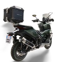 GPR TECH Zontes 368 G 2025/2026 Topcase aus Aluminium, Inklusive Stahlplatte und Aluminium-Dachträger Kapazität Liter 35