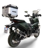 GPR TECH Zontes 368 G 2025/2026 Topcase aus Aluminium, Inklusive Stahlplatte und Aluminium-Dachträger Kapazität Liter 35