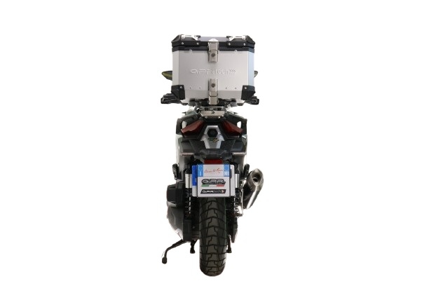 GPR TECH Zontes 368 G 2025/2026 Topcase aus Aluminium, Inklusive Stahlplatte und Aluminium-Dachträger Kapazität Liter 35