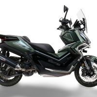 GPR auspuff kompatibel mit  Zontes 365G 2024-2026, Furore-X Scooter, Slip-on-Auspuff zugelassen für Nicht-EU-Märkte, einschließlich Verbindungsrohr und abnehmbarem DB-Killer 