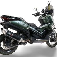GPR auspuff kompatibel mit  Zontes 365G 2024-2026, Furore-X Scooter, Slip-on-Auspuff zugelassen für Nicht-EU-Märkte, einschließlich Verbindungsrohr und abnehmbarem DB-Killer 