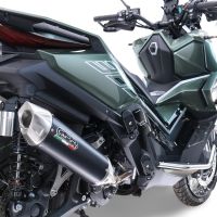 GPR auspuff kompatibel mit  Zontes 365G 2024-2026, Furore-X Scooter, Slip-on-Auspuff zugelassen für Nicht-EU-Märkte, einschließlich Verbindungsrohr und abnehmbarem DB-Killer 