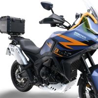GPR TECH Zontes 703 F 2025/2026 Topcase aus Aluminium, schwarze Farbe mit spezifischer Platte enthalten Kapazität Liter 35