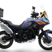 GPR TECH Zontes 703 F 2025/2026 Topcase aus Aluminium, schwarze Farbe mit spezifischer Platte enthalten Kapazität Liter 35
